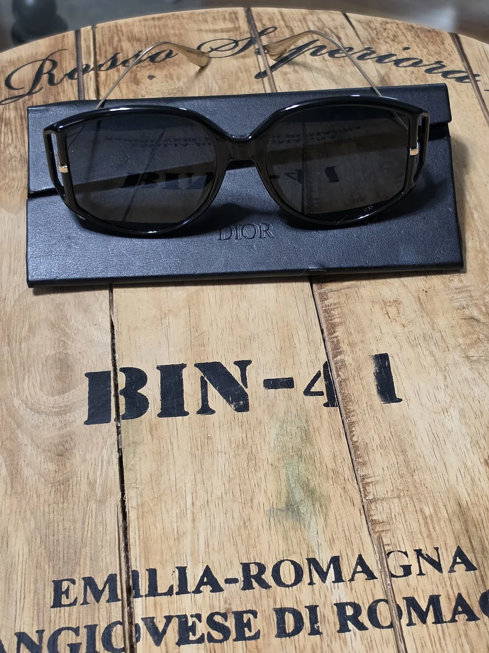 Dior Women’s Black Sunglasses - Classic Oval Frame